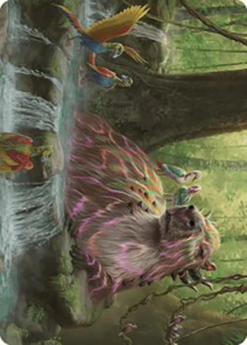 Basking Capybara Art Card [The Lost Caverns of Ixalan Art Series] - Image 2
