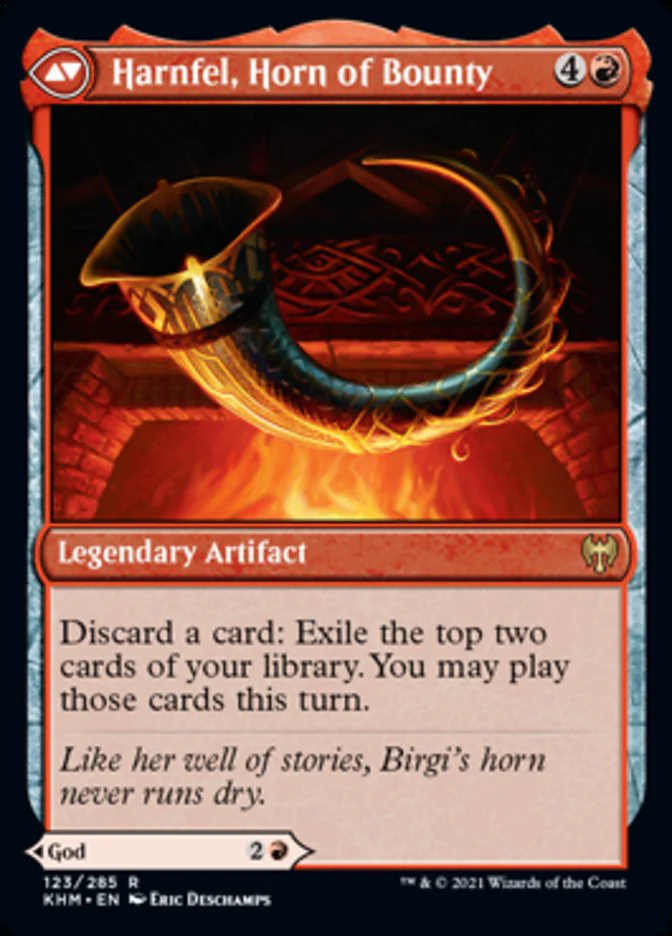 Birgi, God of Storytelling // Harnfel, Horn of Bounty [Kaldheim] - Image 2