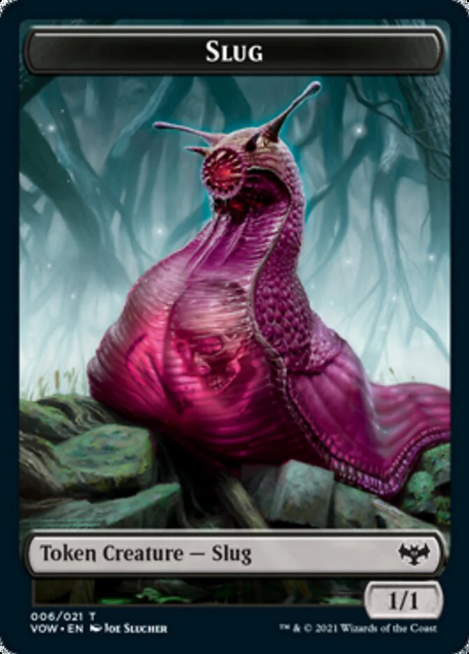 Blood // Slug Double-Sided Token [Innistrad: Crimson Vow Tokens] - Image 2