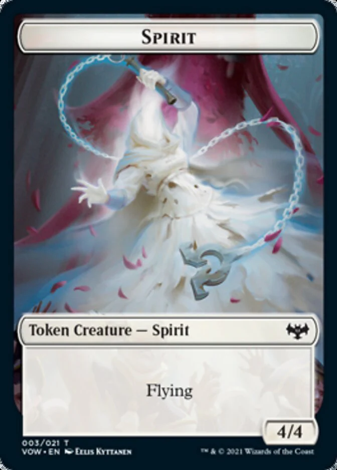 Blood // Spirit (003) Double-Sided Token [Innistrad: Crimson Vow Tokens] - Image 2
