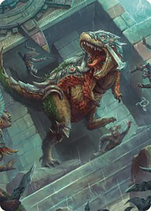 Carnage Tyrant Art Card [The Lost Caverns of Ixalan Art Series] - Image 2