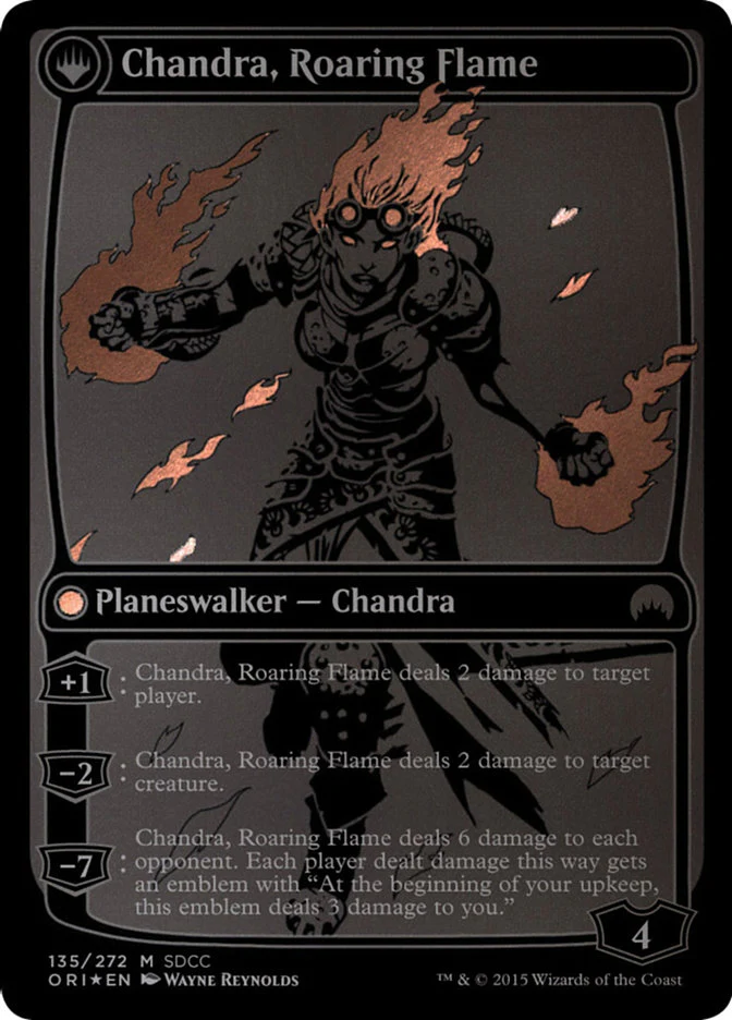 Chandra, Fire of Kaladesh // Chandra, Roaring Flame [San Diego Comic-Con 2015] - Image 2