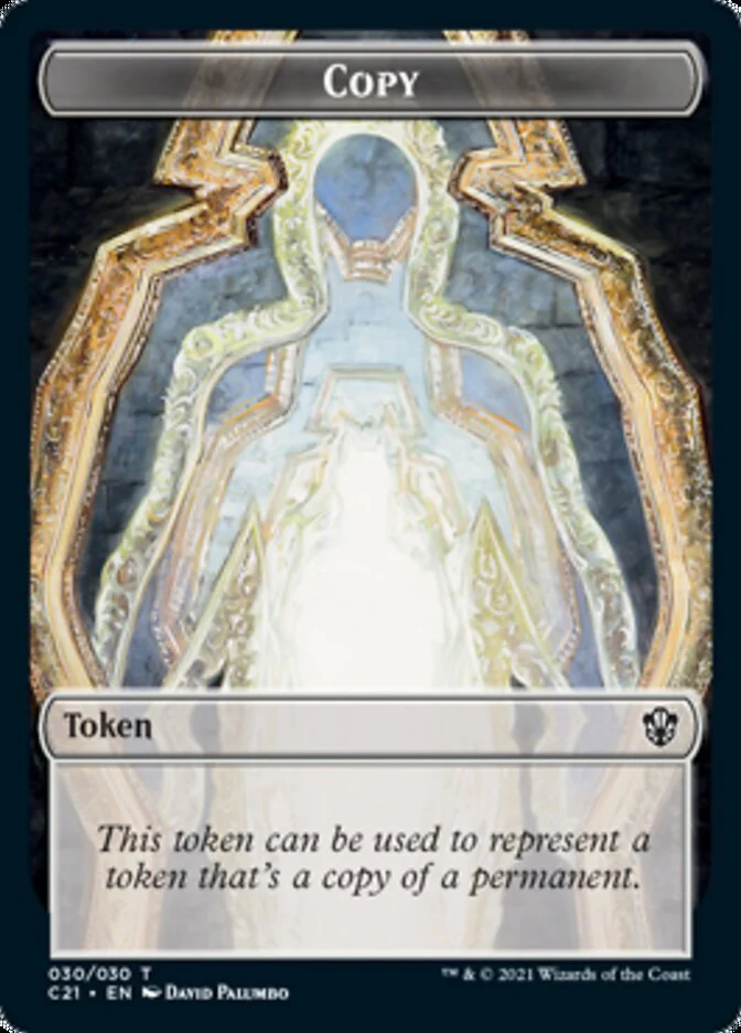 Copy // Construct (030) Double-Sided Token [Commander 2021 Tokens]