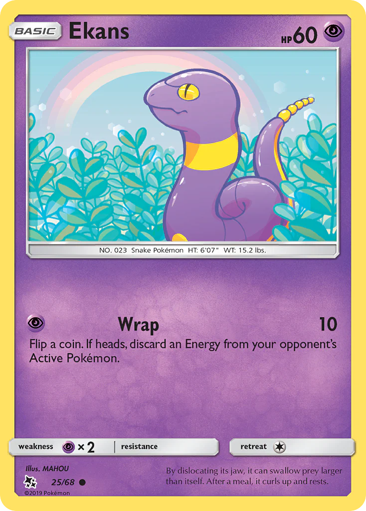 Ekans (25/68) [Sun & Moon: Hidden Fates]