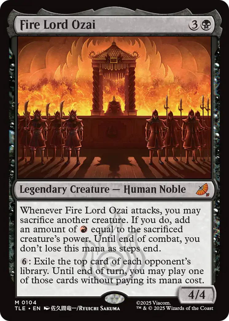 Fire Lord Ozai [Avatar: The Last Airbender: Eternal-Legal]