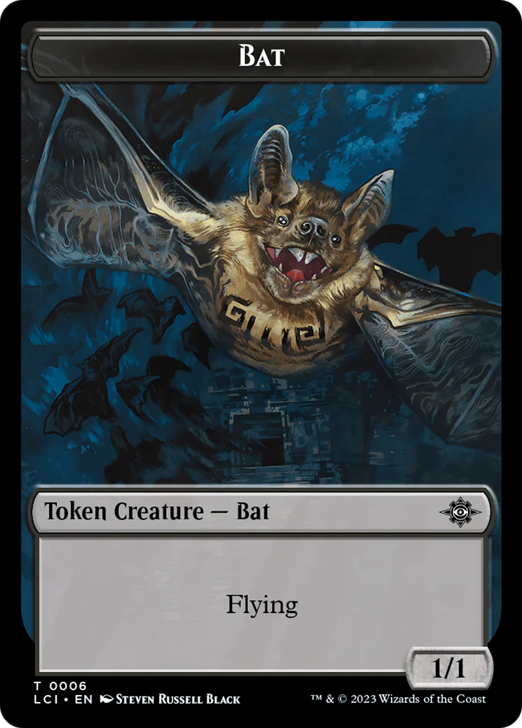 Gnome // Bat Double-Sided Token [The Lost Caverns of Ixalan Tokens] - Image 2