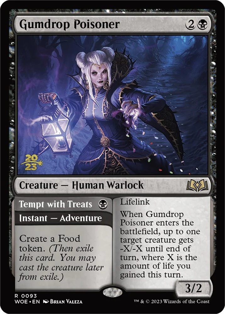 Gumdrop Poisoner // Tempt with Treats [Wilds of Eldraine Prerelease Promos] - Image 2