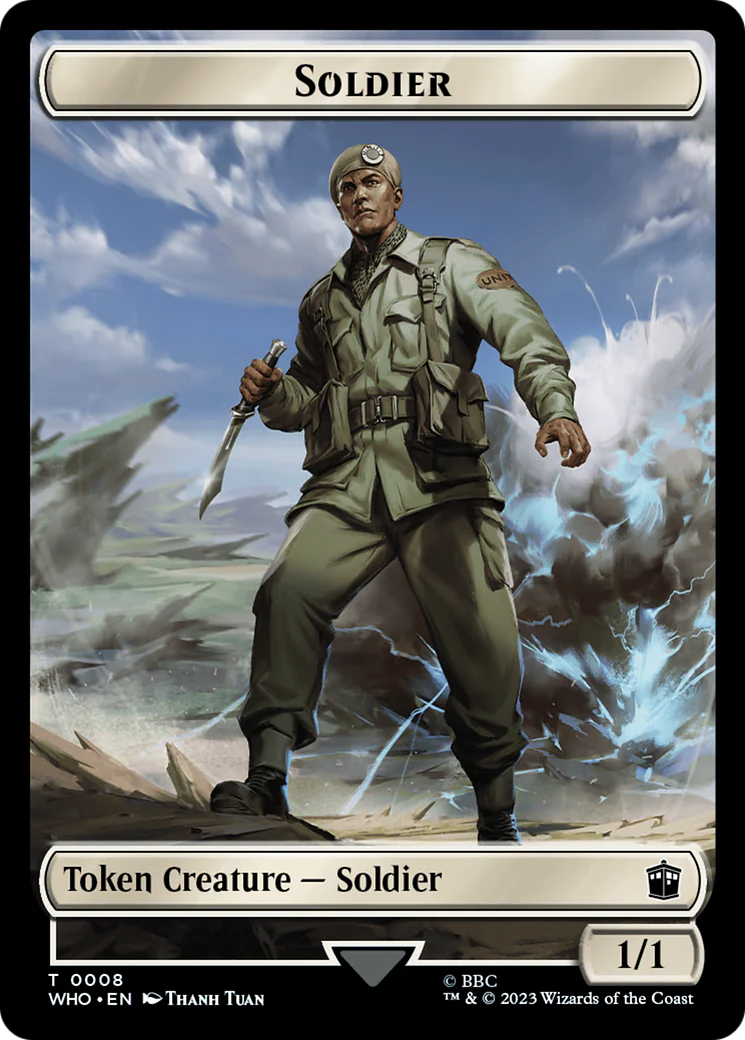 Horse // Soldier Double-Sided Token [Doctor Who Tokens] - Image 2