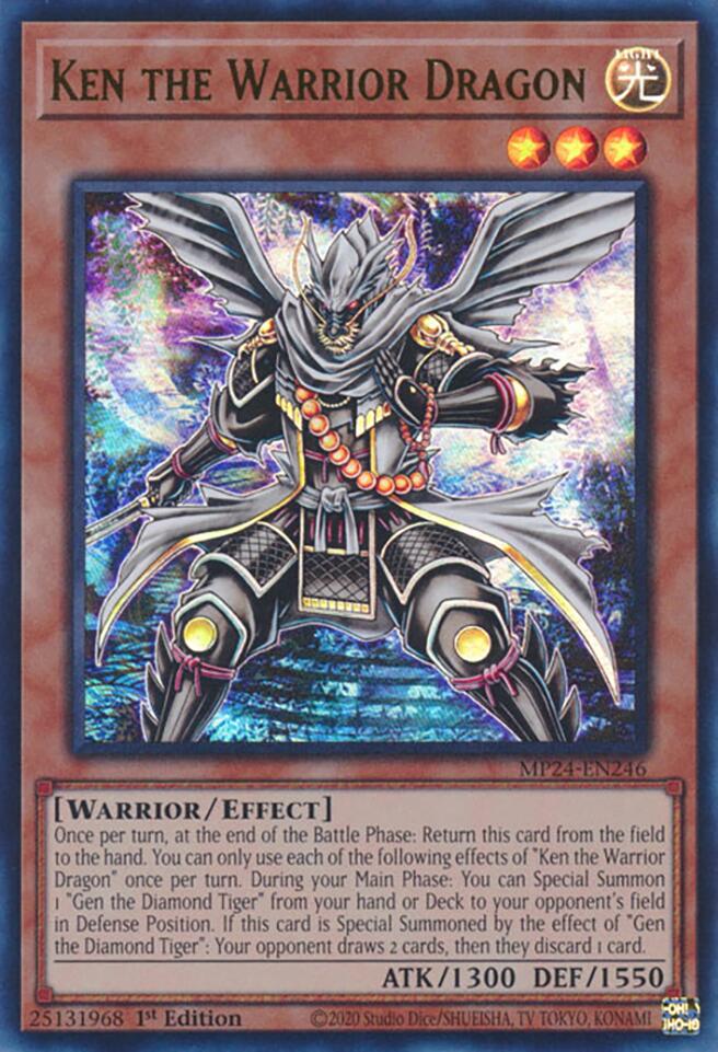 Ken the Warrior Dragon [MP24-EN246] Ultra Rare - Image 4