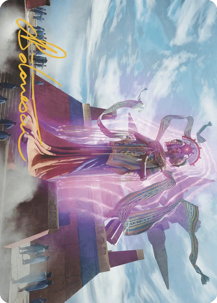 Ojer Taq, Deepest Foundation Art Card (4/81) (Gold-Stamped Signature) [The Lost Caverns of Ixalan Art Series] - Image 2