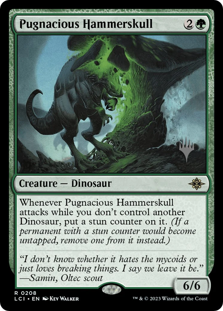 Pugnacious Hammerskull (Promo Pack) [The Lost Caverns of Ixalan Promos] - Image 2
