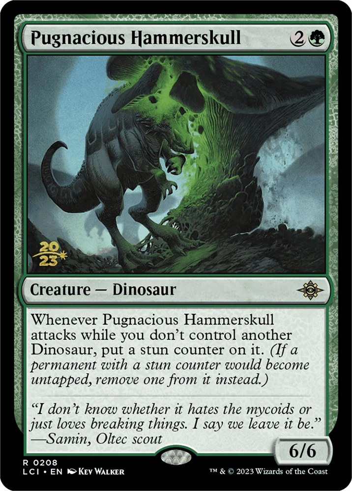 Pugnacious Hammerskull [The Lost Caverns of Ixalan Prerelease Cards]
