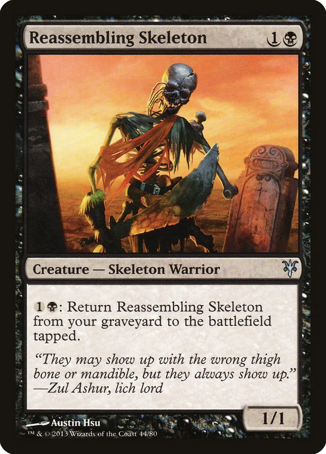 Reassembling Skeleton [Duel Decks: Sorin vs. Tibalt] - Image 2