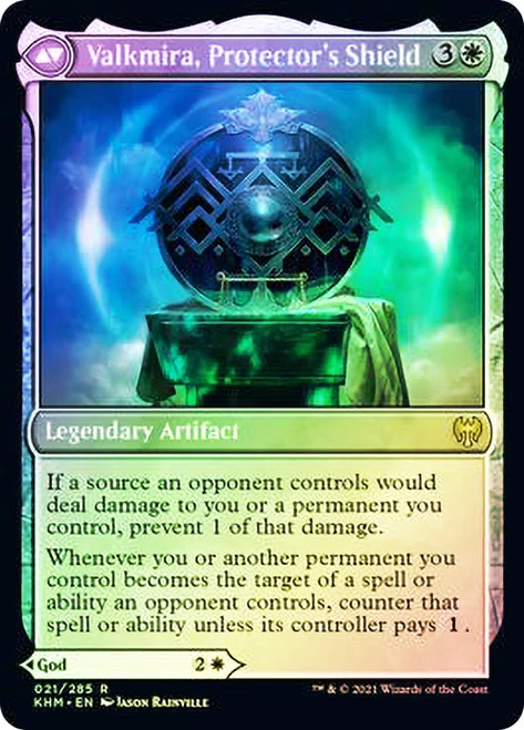 Reidane, God of the Worthy // Valkmira, Protector's Shield [Kaldheim Prerelease Promos] - Image 2