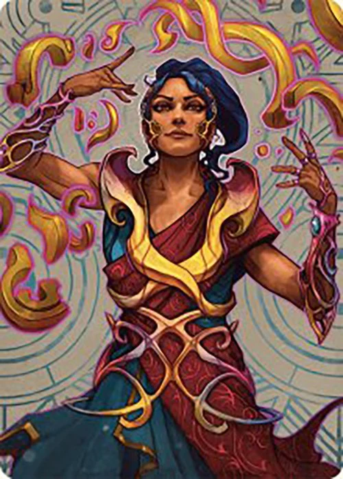 Saheeli, the Sun's Brilliance Art Card [The Lost Caverns of Ixalan Art Series] - Image 2