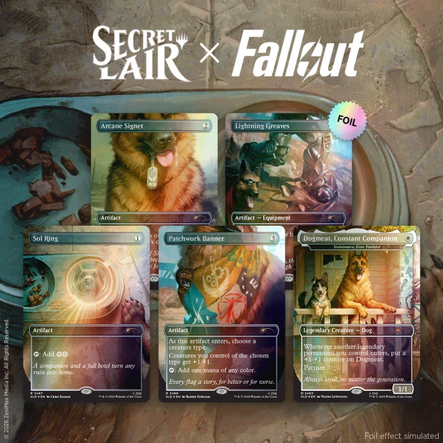 Secret Lair x Fallout - Greet the Dog - Traditional Foil Edition