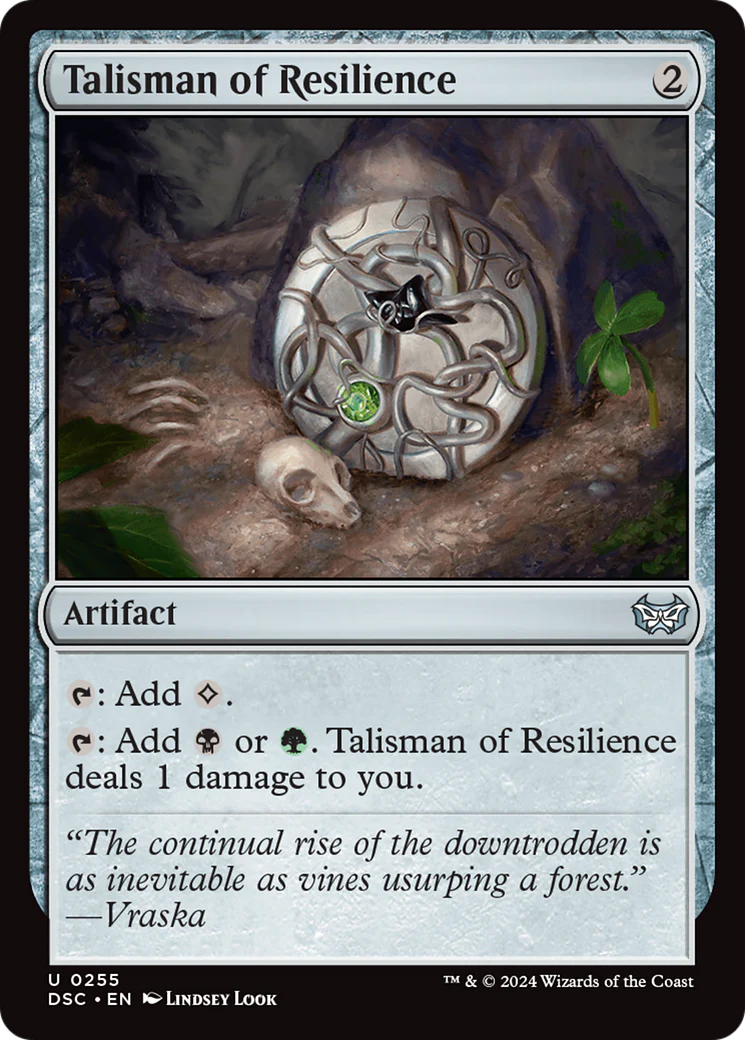 Talisman of Resilience [Duskmourn: House of Horror Commander] - Image 6