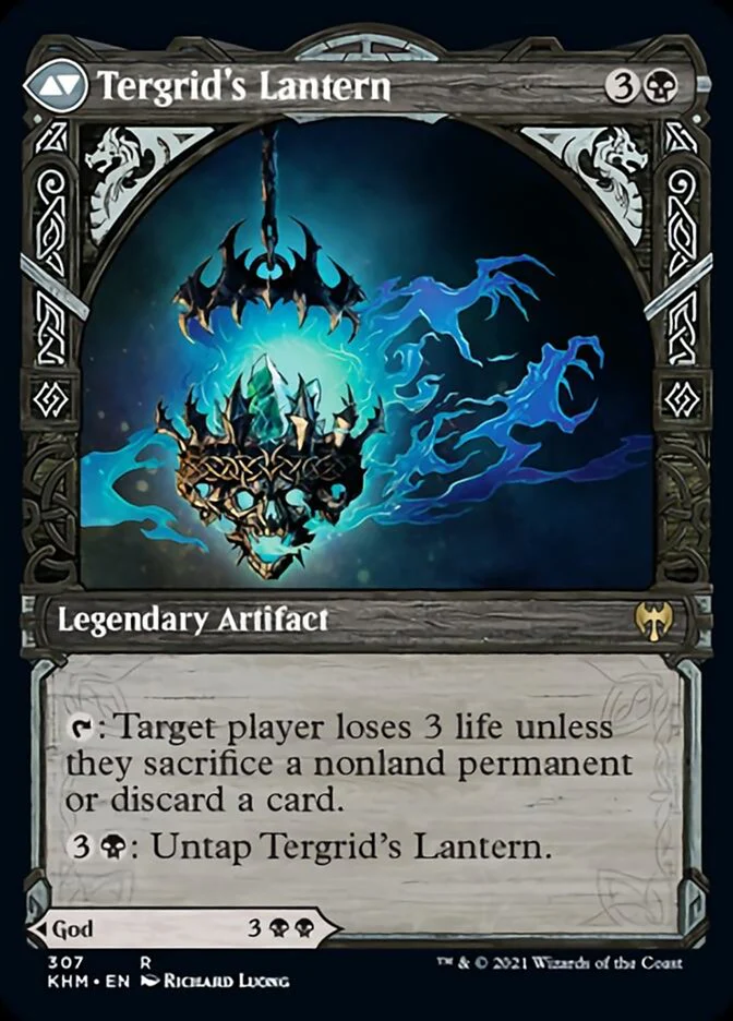 Tergrid, God of Fright // Tergrid's Lantern (Showcase) [Kaldheim] - Image 2