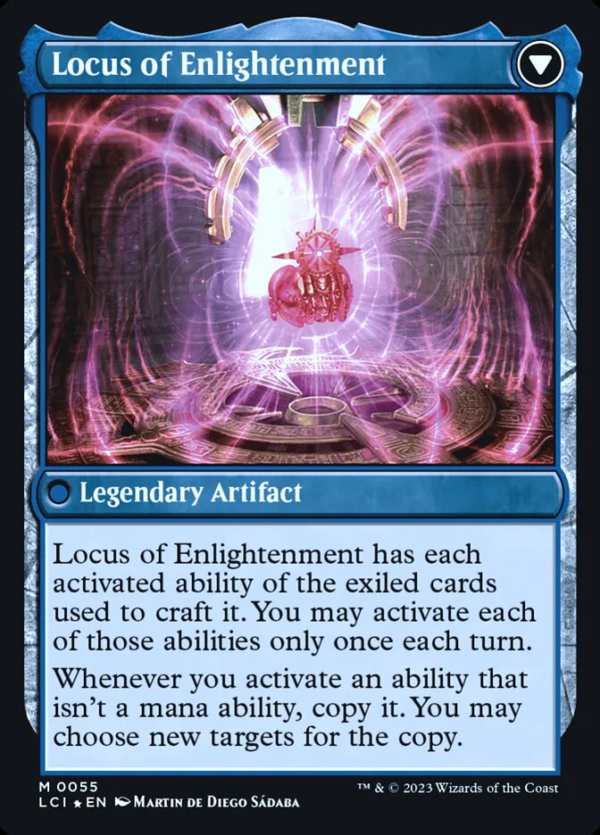 The Enigma Jewel // Locus of Enlightenment [The Lost Caverns of Ixalan Prerelease Cards] - Image 2