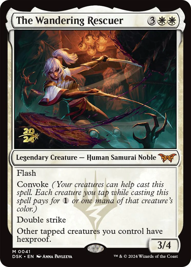 The Wandering Rescuer [Duskmourn: House of Horror Prerelease Promos] - Image 4