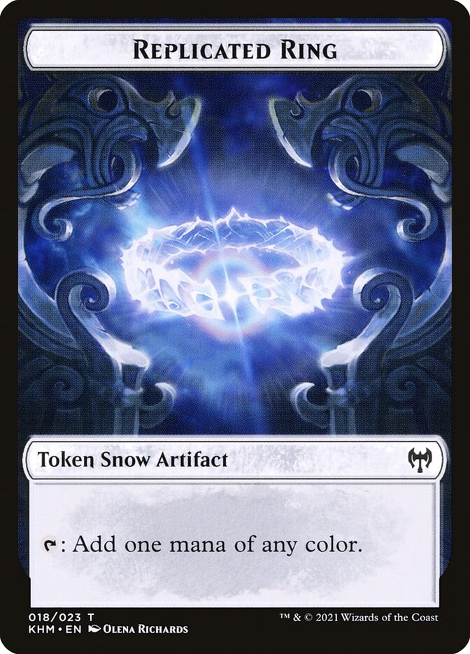 Treasure // Replicated Ring Double-Sided Token [Kaldheim Tokens] - Image 2