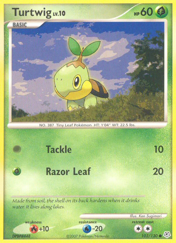 Turtwig (103/130) [Diamond & Pearl: Base Set]