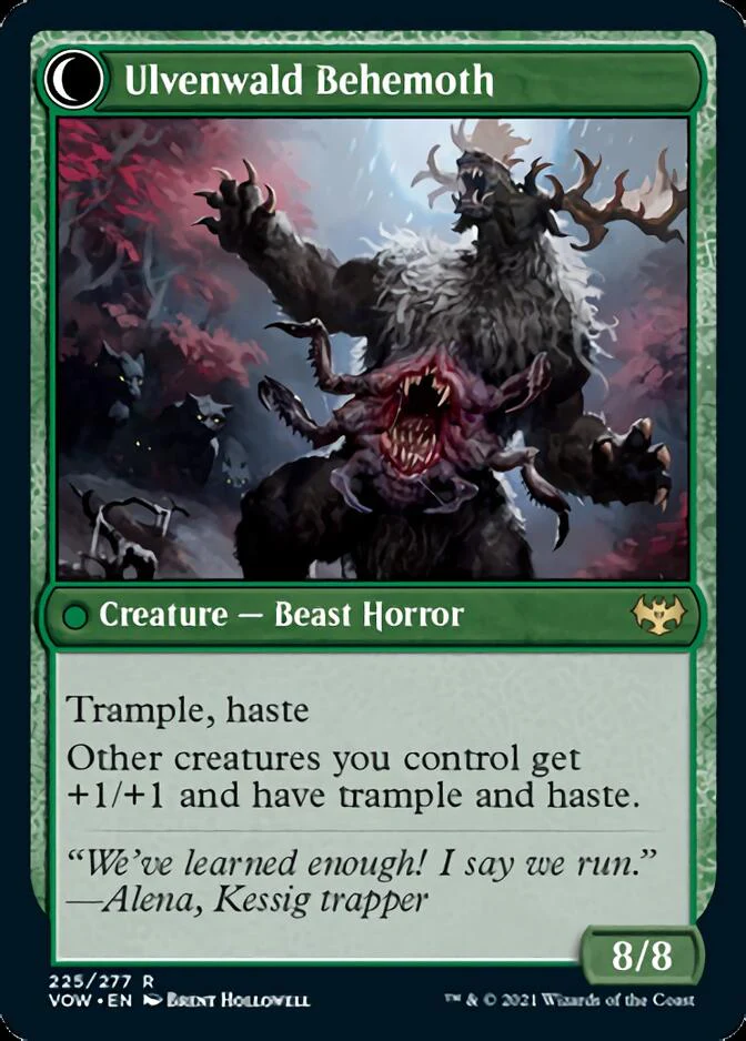 Ulvenwald Oddity // Ulvenwald Behemoth [Innistrad: Crimson Vow] - Image 2