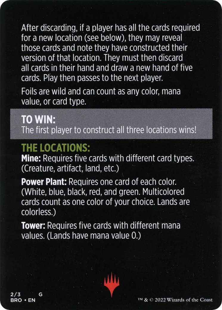 Urza's Blueprints (Magic Minigame) [The Brothers' War Minigame] - Image 2