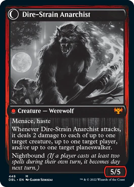 Volatile Arsonist // Dire-Strain Anarchist [Innistrad: Double Feature] - Image 2