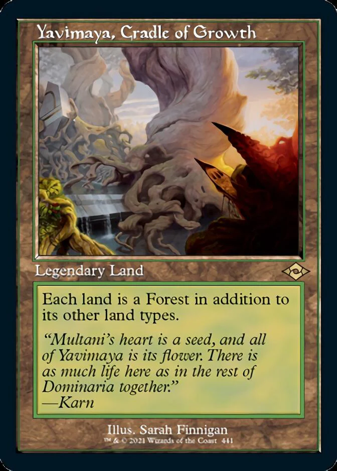 Yavimaya, Cradle of Growth (Retro) [Modern Horizons 2] - Image 2